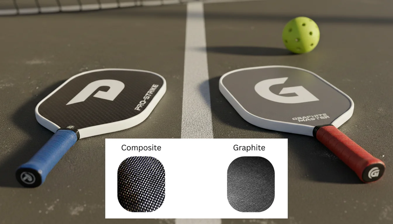 Composite vs Graphite Pickleball Paddle: A Perfect Guide